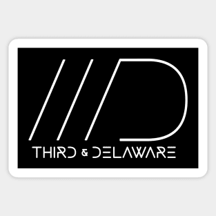 Third & Delaware Logo Sticker